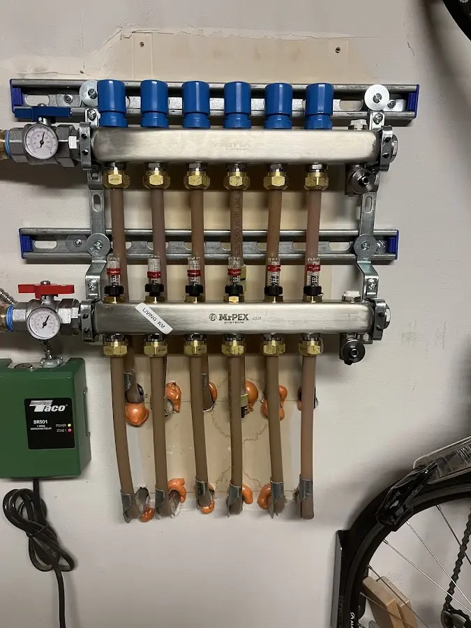 Plumber performing Leak Detection at a residential property in Annville